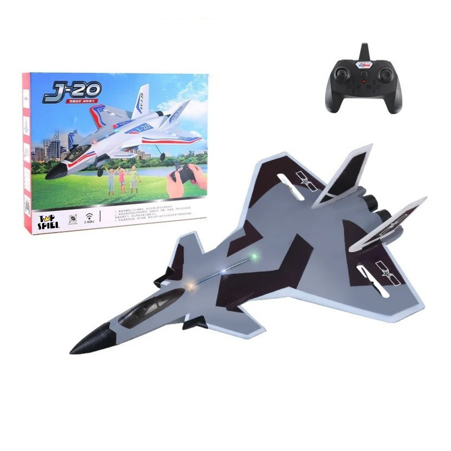 TopSpiel® SkyDiver – RC Stuntflugzeug mit aerodynamischem Design