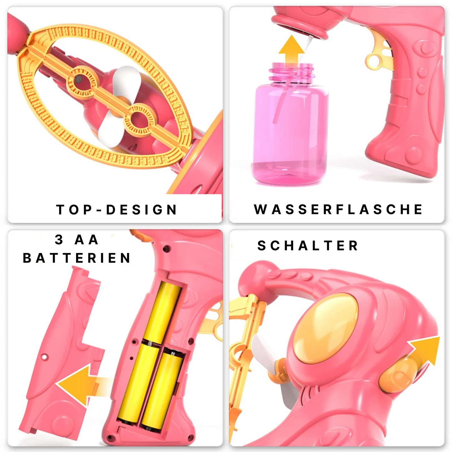 TopSpiel® Bubble Fun - Automatische Blasenpistole